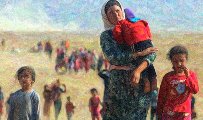 Kurdish Refugees by MotionAge Designs