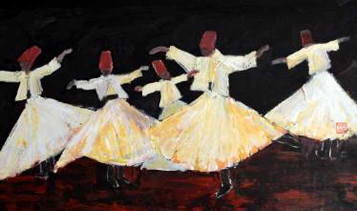 সুফিনৃত্য, চিত্রকর্ম Jo Ellis (UK)