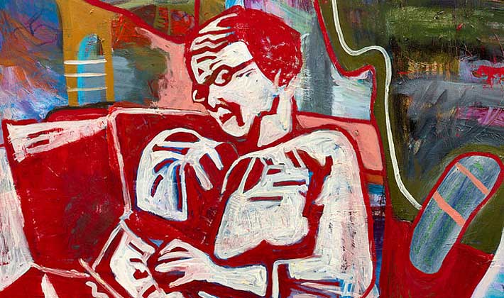 Inside Outside Painting by Kari Sagal Allgire Inside Outside Painting by Kari Sagal Allgire
