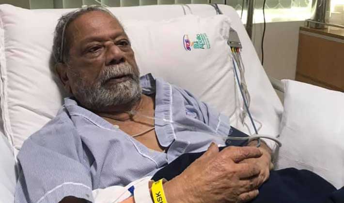 হাসপাতালের সিসিইউতে শিল্পী মুর্তজা বশির হাসপাতালের সিসিইউতে শিল্পী মুর্তজা বশির