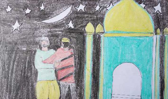 Eid Mubarak Painting by Dipti Kamble