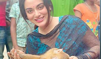 শুটিংয়ে বানরের কামড়ে আহত, বিশ্রামে তমা মির্জা