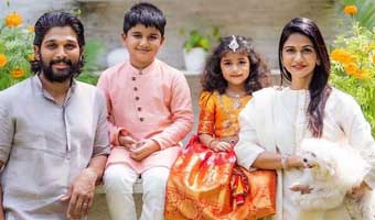 আল্লু অর্জুনের ৬ বছরের মেয়ে আরহার সিনেমায় অভিষেক আল্লু অর্জুনের ৬ বছরের মেয়ে আরহার সিনেমায় অভিষেক