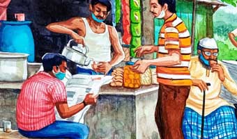 মারিয়া সালামের অণুগল্প ‘ও বন্ধু লাল গোলাপি’