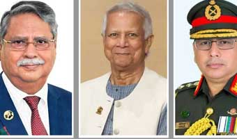 রাষ্ট্রপতি ও প্রধান উপদেষ্টার সঙ্গে সেনাপ্রধানের সাক্ষাৎ