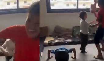 ঘরে মুরগির মাংস, আনন্দে সেজদা ফিলিস্তিনি শিশু