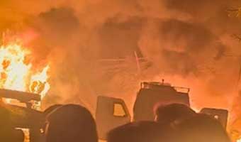 কাশ্মীরে থানার বিস্ফোরক ভাণ্ডারে বিস্ফোরণ, নিহত ৯