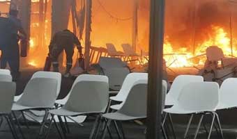 ব্রাজিলে জাতিসংঘের জলবায়ু সম্মেলনস্থলে আগুন