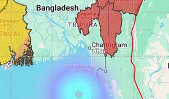 মধ্যরাতে টেকনাফে ভূমিকম্প