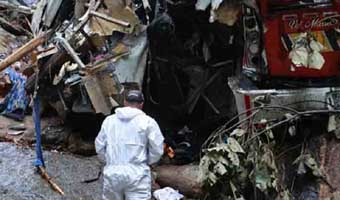 কলম্বিয়ায় স্কুলবাস খাদে পড়ে নিহত ১৭, আহত ২০