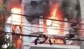 উত্তরায় ৭তলা ভবনে আগুন: নিহত ৩, আহত ১৩